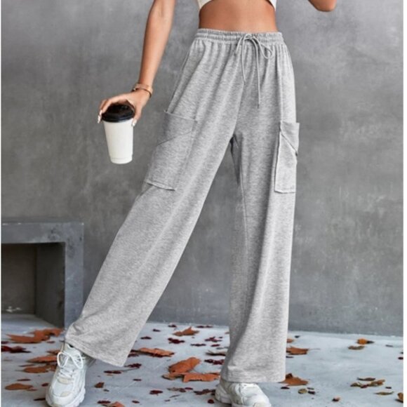 casual grey sweatpants fall winter casual - Picture 4 of 7